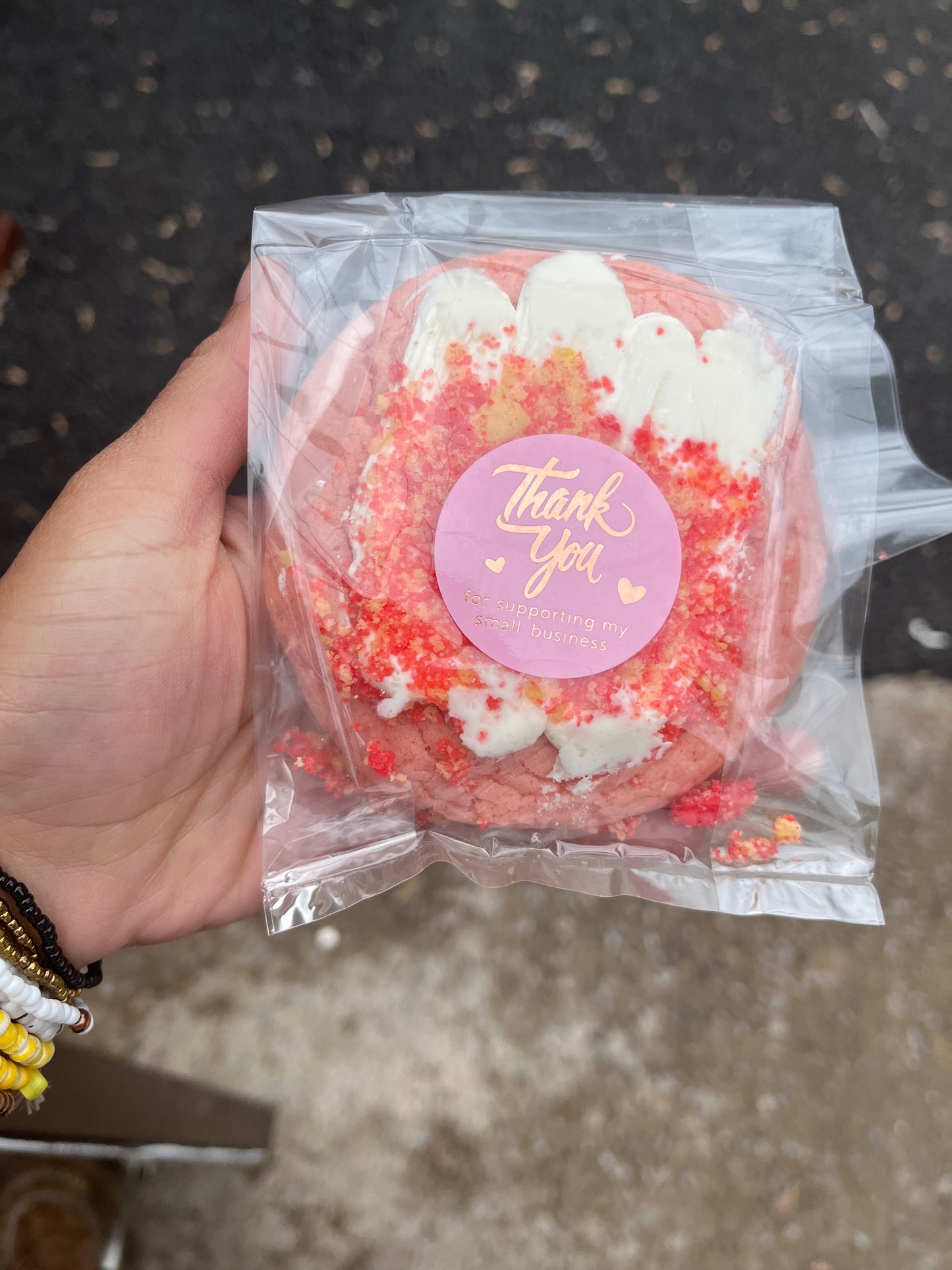 STRAWBERRY CRUNCH COOKIE 🍓